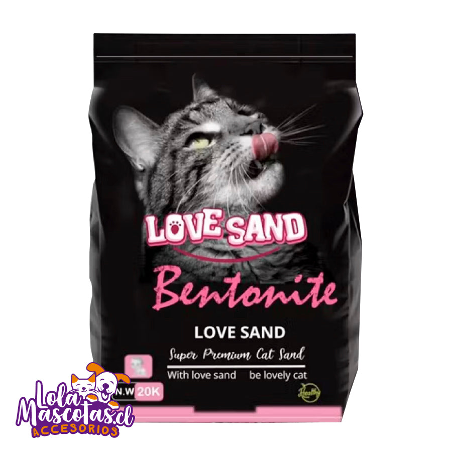 Arena Sanitaria Premium Love Sand 20Kg. 🐈🐱