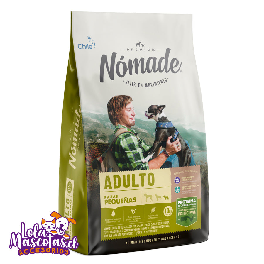 Nómade 🇨🇱 Perro Adulto Razas Pequeñas 10 Kg. 🐶