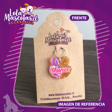 Cargar imagen en el visor de la galería, Plaquitas de Identificación 🐶🐱 (Modelo Luna)
