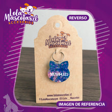 Cargar imagen en el visor de la galería, Plaquitas de Identificación 🐶🐱 (Modelo Nebulosa)

